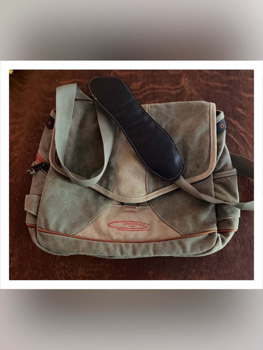 Fishpond Canvas Fishing Shoulder Bag, Brown/Tan Canvas .